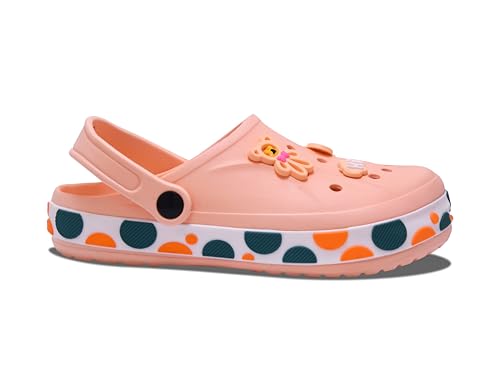 Image of HAUX Women's Classic Charms Clogs /Sandals with Back Strap for Adult | Comfortable & Light Weight | Stylish & Anti-Skid | Everyday Use Clogs for Girls & Ladies