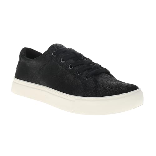 TOMS Womens Kameron Lace-Up Sneakers Shoes Casual - Black2
