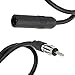 uxcell 14.6 Inch Vehicle Car AM/FM Radio Antenna Adaptor Extension Cable for Ford for Chevy for Honda for Toyota for Nissan for BMW