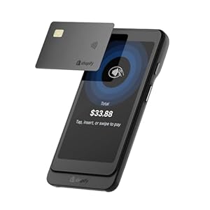 Shopify POS Go – Mobile Point of Sale Machine & System for Retail, Small Business – All-in-One Credit Card Reader, Terminal, Barcode Scanner, POS Software Device