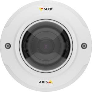 axis M3046-V 1.8MM Network Camera, Mini-Dome, Indoor, PTZ, H.264/MPEG4/JPEG, F2.2 to 2.4 Fixed Iris/Focus 2.4 to 1.8 MM Lens, 3.2 Watt, 512 MB RAM, Polycarbonate/ABS Casing, White
