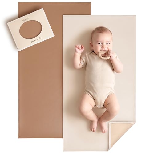 Konssy Faux Leather Baby Changing Mat