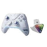 FLYDIGI Apex 5 PC Controller And Charger Dock 2 Pro White Bundle