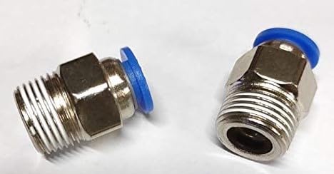 CRAFTSFY 8mm Tube 3/8"BSP Thread Quick Connector Pneumatic Air Fittings Pneumatic Push Type Male Connector Push in Joint Pneumatic Connector Quick Fittings Pneumatic Connector 3/8" X 8MM (2PC) (B0CJFWS5ZF) Amazon Price History, Amazon Price Tracker