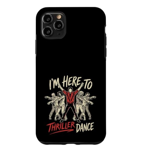 I'm Just Here to Thriller Dance �ʔ��� �n���E�B�� �]���r�p�[�e�B�[ �X�}�z�P�[�X iPhone 11 Pro Max �p
