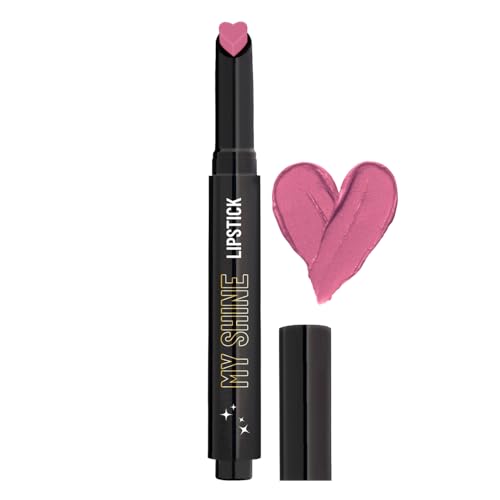 Swiss Beauty My Shine Creamy Lipstick with Vitamin E | Long Lasting Lipstick with Shiny finish | Shade- It's Rough, 1.5gm
