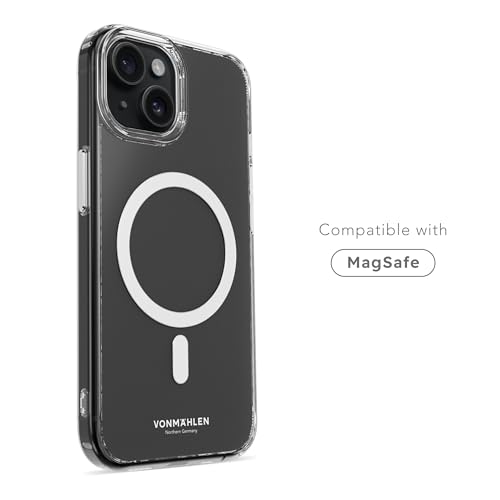Coque pour iPhone 15 Plus transparente compatible MagSafe