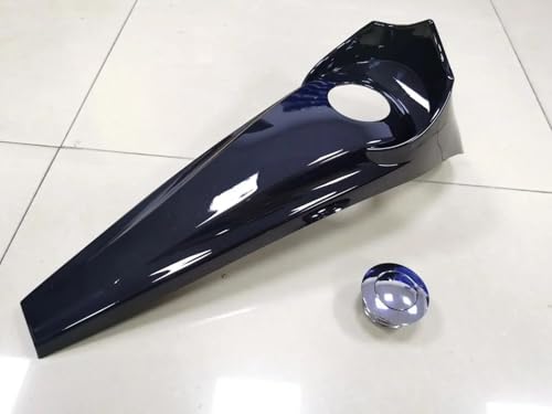 Console de réservoir carburant moto custom avec bouchon de réservoir chromé pour Street Glide