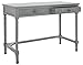 SAFAVIEH Home Collection Brina Distressed Grey 2-Drawer Computer Table Office Desk DSK5706B