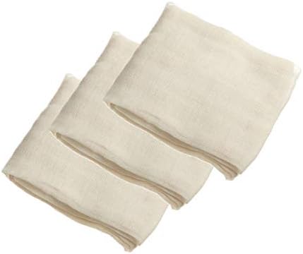 Tela de Quesero 100% Algodón 50x40 cm - Pack de 3 Unidades