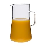 borosilikatglas trinkflasche Abmessung der Karaffe: (H/B/T): 250/180/150 mm / Volumen: 2,5 Liter