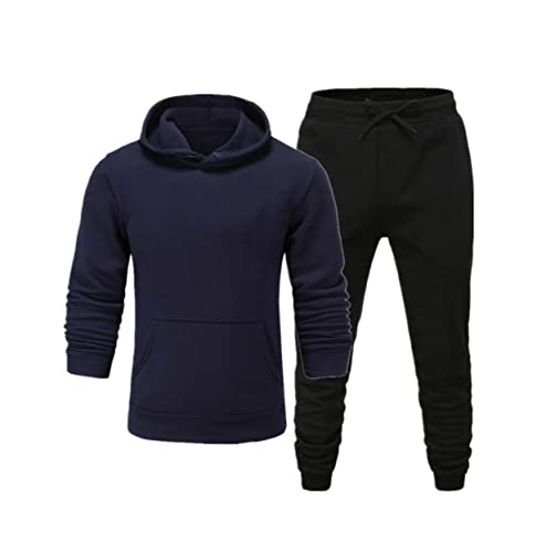 Sweat à capuche 2 pièces femme noir marine L cordon de serrage