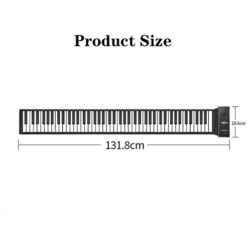 Hand-Roll Piano Standard 88-Key Portable Folding APP Teaching Built-in Speaker Rechargeable Household Beginner Children… - Les Beatles, Paul McCartney, John Lennon, RIngo Starr, George Harrison Hand-Roll Piano Standard 88-Key Portable Folding APP Teaching Built-in Speaker Rechargeable Household Beginner Children… – Image 8