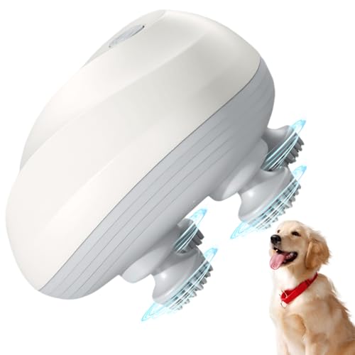 Masseur électrique étanche pour chats et chiens apaisant
