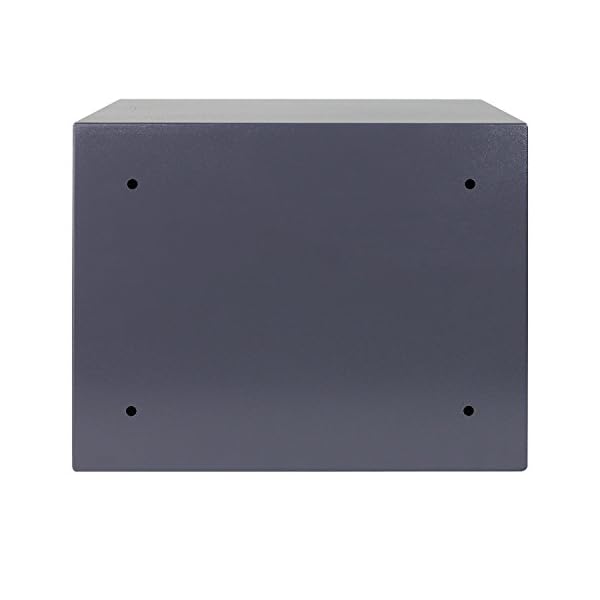 HMF 49203-11 Möbeltresor Doppelbartschloss, 38,0 x 30,0 x 30,0 cm , anthrazit – Bild 5