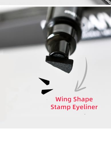 ONarisae Eyeliner Stamp Double-sided Liquid, Winged, Smudgeproof, Black — view 3