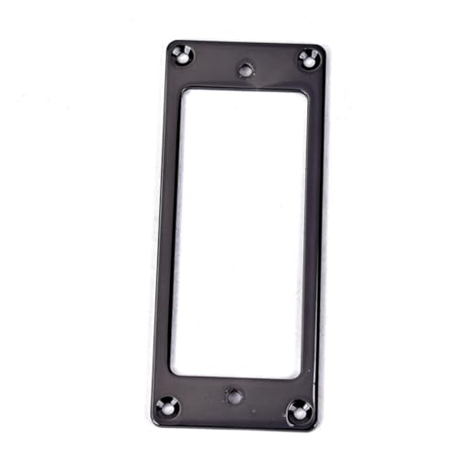 HIAKDOFT ミニフレーム ハンバッカーピックアップカバー 取り付けリング ハムバッカーピックアップ 黒