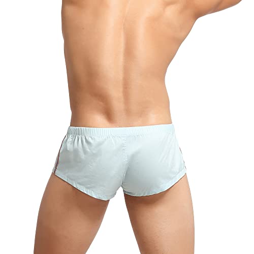 cloudmall Mens Casual Athletic Shorts, Breathable Boxer Underwear Lounge Pajama Shorts for Men4