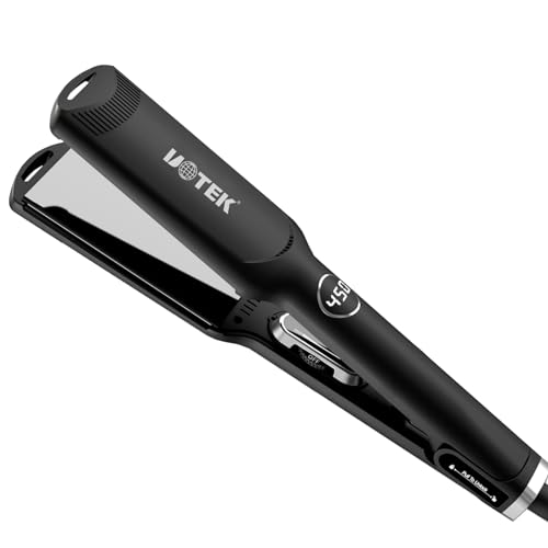 UOTEK Hair Straightener 1 3/4 Inch Flat Iron Ionic Salon Hair Flat Iron 1.75