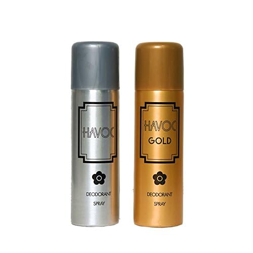 Havoc Deodorant Gold and Silver, 200 ml Each (Combo)-image-6