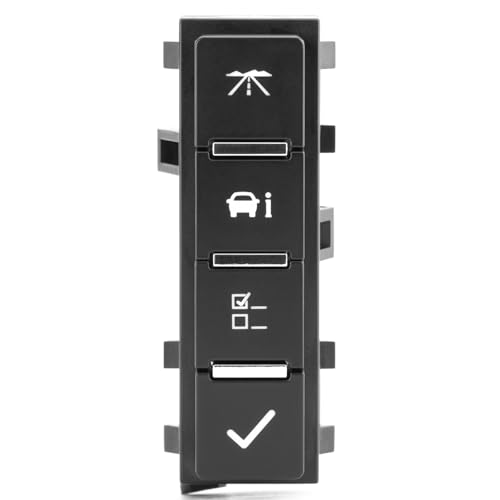 15947841 Driver Information Display Switch for 2007-2014 Chevy Silverado 1500 2500 3500 Express Suburban Avalanche Tahoe GMC Sierra Savana Yukon Driver Information Center Swtich Button Control DS4600