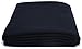 Anti-Tarnish Silver Cloth - Pre-cut by the Yard - Black (1 Yard by 58")