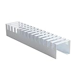 Fliesenmusterständer, bietet Platz für 14 Fliesen, Fliesenorganizer-Ständer, Schlitzbreite 2 cm, für Bodenbelagsgeschäfte, Ausstellungen und Messen (Farbe 1)