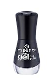 essence - Nagellack - the gel nail polish 46 - black is back
