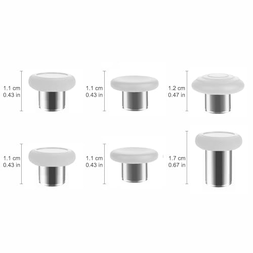 Image of Elite Series 2 Gaming Controller Accessories Kit with Thumbsticks, D-Pads, Paddles, Trigger Buttons for Elite Series 2 Core ( White)