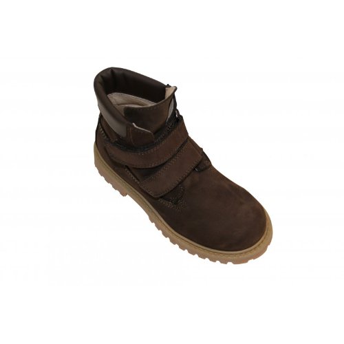 Boots Gallucci avec Fermeture Velcro Marron pour vos Sorties Citadines