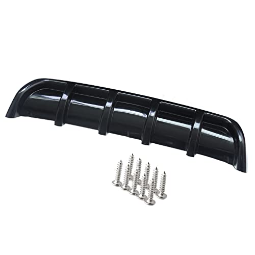 LUCHONG Diffuseur de lèvre de Pare-Chocs arrière,Diffuseur de lèvre de Pare-Chocs arrière de Voiture Universelle 6 Aileron de Style d'aileron de Requin Style de Voiture