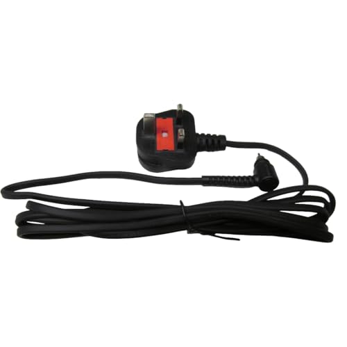 Power Cable Replacement, UK Plug Compatible with GHD Hair Straighteners, Model Original S4C242