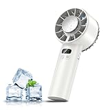 DDTPDE Ventilador de refrigeración turbo con 100 marchas, ventiladores recargables tipo C de