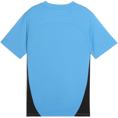 PUMA Maillot d'entraînement pour enfant Olympique de Marseille, Bleu/cuivre, 7-8 ans