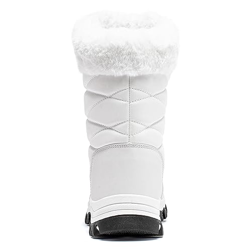 Image of HOBIBEAR Kids Winter Snow Boots Waterproof Outdoor Warm Faux Fur Lined Shoes