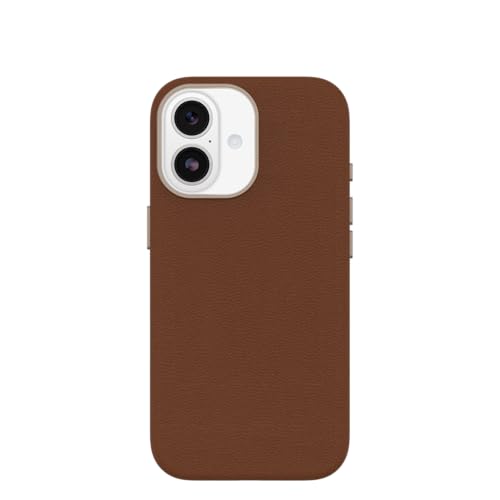 Image of OtterBox iPhone 17 Symmetry Series Cactus Leather Case - Desert Saddle - Brown - Slim, Premium Protective iPhone Case