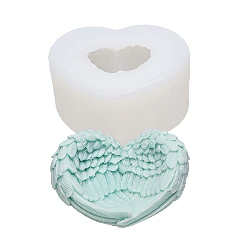 Mimiracle Angel Wing Silicone Mold Wings Mold Handmade Molds Aroma Stone Moulds Cake Mould Soap Mould Angel Wing Shape Storage Box Mold Diy Cake Decorating Home Decoration #TOP22