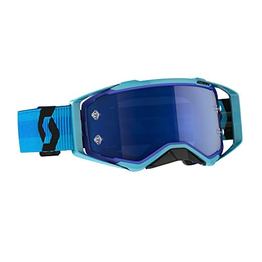 Scott Prospect Chrome blue/black Lunettes de motocross