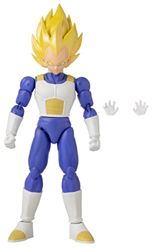 Image of Dragon Ball Super aa‚¬a€oe Dragon Stars Super Saiyan Vegeta Version 2 Figure (Series 15) | Dragonball Super 6 Inch Action Figure Dragon Stars - Vegeta New Version