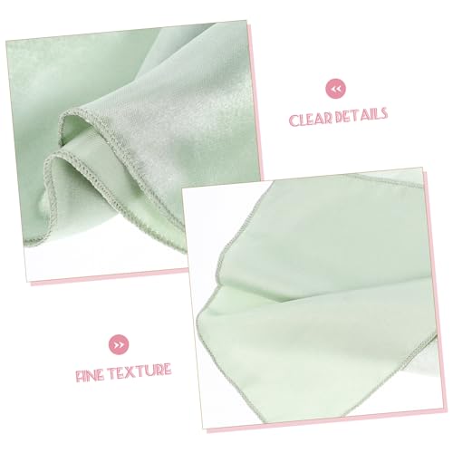 Servilletas de satén reutilizables con tacto suave premium para mesas de comedor 8