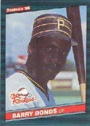 1986 Donruss"Rookies" Baseball Rookie Card #11 Barry Bonds