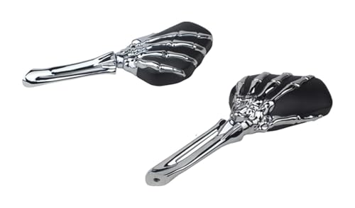 Espejos retrovisores laterales para Yamaha VStar cromados con acabado espejo de alta resistencia