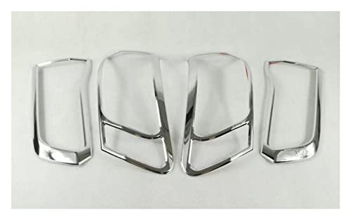 Enjoliveurs de phares arrière chromés en ABS pour Jeep Grand Cherokee 2014-2020