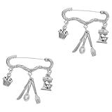 Broche à pâtisserie - chaque détail est méticuleusement conçu, mettant en valeur la broche à pâtisserie avec un savoir-faire, broche pour chef