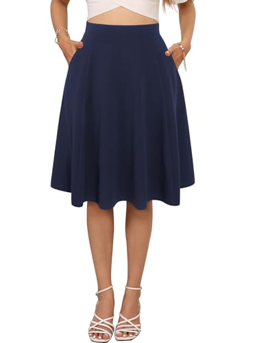 Amazon.com: Sureple 2024 Skirts for Women(Sp273-Navy-S