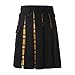 Utility Tartan Kilt for Men Scottish Casual Pleated Skirt Traditional Highland Hybrid Gothic Tactical Kilts with Pocket 2047 D-Yellow