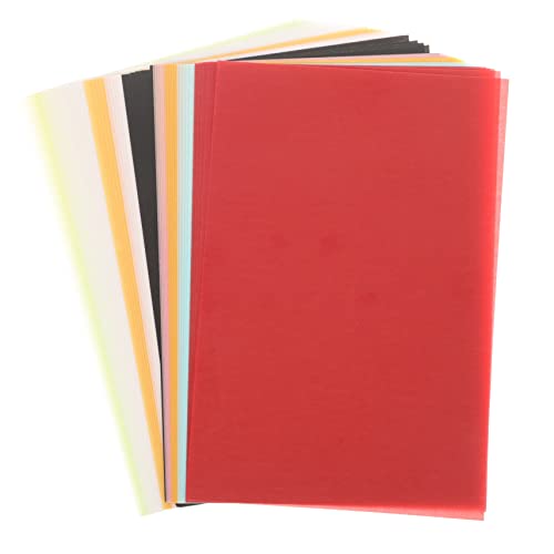 IWOWHERO 50 Sheets Multi-Purpose Colorful Transfer Paper for Copy Papers Fine Texture for DIY Crafts