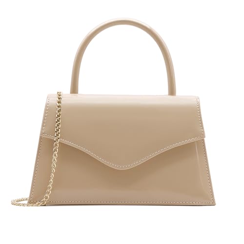 Image of Women's Evening Bag Bridal Party Clutch Purses Cocktail Prom Handbags with Patent Leather