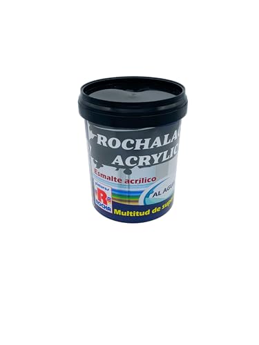ROCHALACK ACRYLIC AZUL MARINO- Esmalte al agua de altas prestaciones, sin olor, rápido secado. Ideal para madera, hierro, acero, etc. Gran cubrición y fácil aplicación. Interior/exterior.750ml
