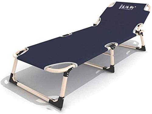 Chaise longue de jardin pliante avec oreiller cervical pour camping et plage